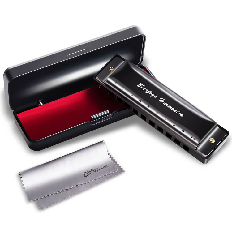 Harmonica Diatonique 10 Trous - Harpe Blues, Clé de Do